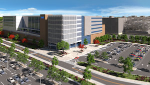 A rendering shows early plans for two new Intel processor facilities in Ohio. The $20 billion project spans nearly 1,000 acres. Construction is expected to begin in late 2022, with production coming online at the end of 2025.