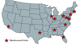 Zenith&apos;s facility network is concentrated in the Northeast and Midwest.