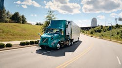 The new Volvo VNR Electric has a range of up to 440 km and faster charging than its predecessor.