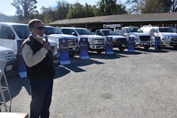 Dutton Ranch co-owner Joe Dutton explains the critical role his current fleet of commercial vehicles play in day-to-day operations. He's counting on Ford Pro Intelligence telematics to refine those operations further. Dutton Ranch co-owner Joe Dutton explains the critical role his current fleet of commercial vehicles play in day-to-day operations. He's counting on Ford Pro Intelligence telematics to refine those operations further.