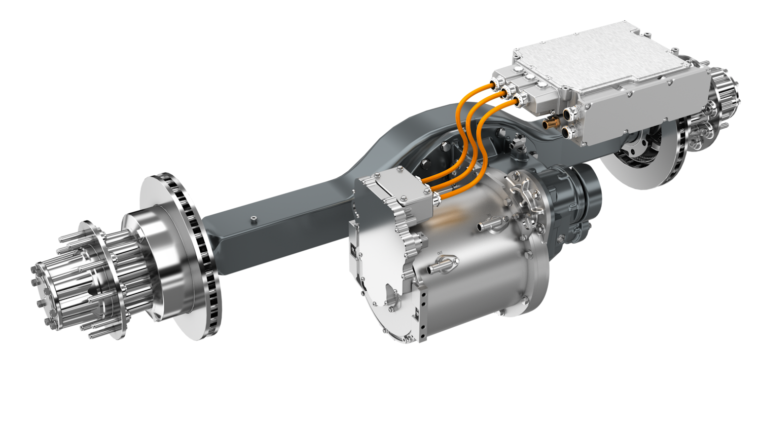 Dana's Spicer Electrified e-Powertrain was awarded New Achievement of the Year at the 2021 Diesel Progress Summit and Awards. Pictured here is the eS9000r paired to a Sumo motor. Dana's Spicer Electrified e-Powertrain was awarded New Achievement of the Year at the 2021 Diesel Progress Summit and Awards. Pictured here is the eS9000r paired to a Sumo motor.