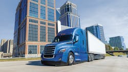 Since its model introduction in 2007, the Freightliner Cascadia’s fuel efficiency has improved nearly 35%, according to DTNA. Since its model introduction in 2007, the Freightliner Cascadia’s fuel efficiency has improved nearly 35%, according to DTNA.