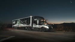 Navistar has partnered with TuSimple to run autonomous trucks.