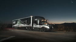 Navistar has partnered with TuSimple to run autonomous trucks. Navistar has partnered with TuSimple to run autonomous trucks.