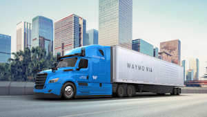 Waymo Driver Equipped Daimler Freightliner Cascadia Truck