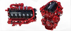 Cummins&apos; 15-liter natural gas engine for linehaul applications recently launched in the North American market.
