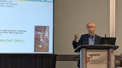 Mark Zachos, DG Technologies president, speaks at TMC 2022. Mark Zachos, DG Technologies president, speaks at TMC 2022.