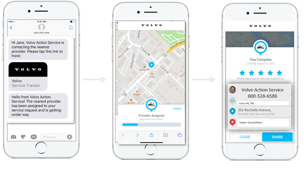 Volvo Rescure Volvo Trucks adds digital, advanced roadside assistance service ...