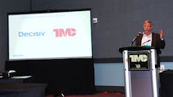 Mark Wasilko, VP of marketing at Decisiv, discusses the Q4 2021 TMC/Decisiv Benchmark Report at the TMC 2022 Annual Meeting. Mark Wasilko, VP of marketing at Decisiv, discusses the Q4 2021 TMC/Decisiv Benchmark Report at the TMC 2022 Annual Meeting.