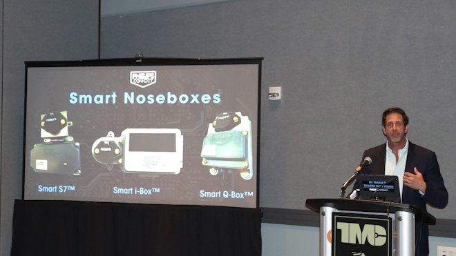 Phillips CEO Rob Phillips reveals the company's new smart noseboxes at TMC 2022.