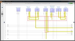 The Advanced Interactive Wiring Diagrams update to TruckSeries helps technicians see how wires flow through the system, as well as quickly access other relevant repair information with a tap of a button. The Advanced Interactive Wiring Diagrams update to TruckSeries helps technicians see how wires flow through the system, as well as quickly access other relevant repair information with a tap of a button.