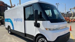 The BrightDrop EV, a General Motors product, was demonstrated March 7-11 at NTEA&apos;s Work Truck Week 2022 in Indianapolis. It&apos;s the fastest-built vehicle delivered, from concept to market, in GM&apos;s history.