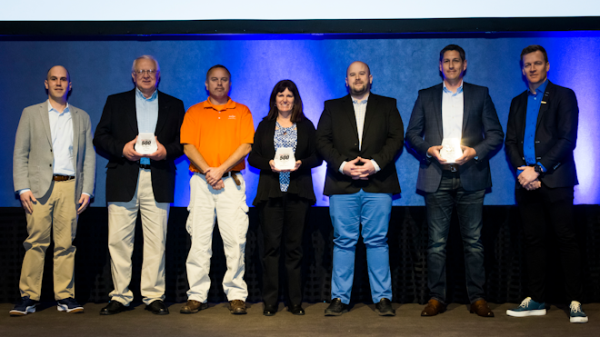 The 2022 FleetOwner 500 Private Fleet of the Year honorees.