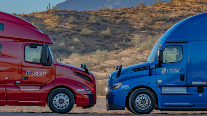 Knx Two Trucks