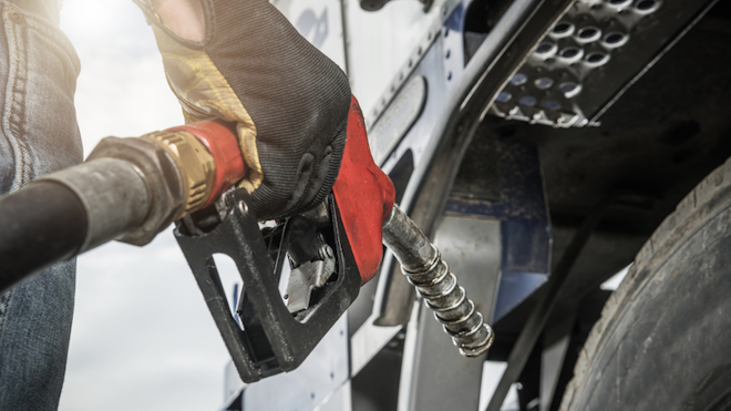 Truck Driver Fueling