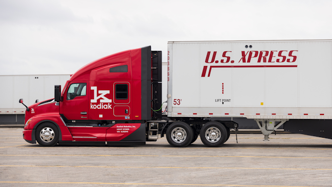 Us Xpress Kodiak Av Tractor Trailer