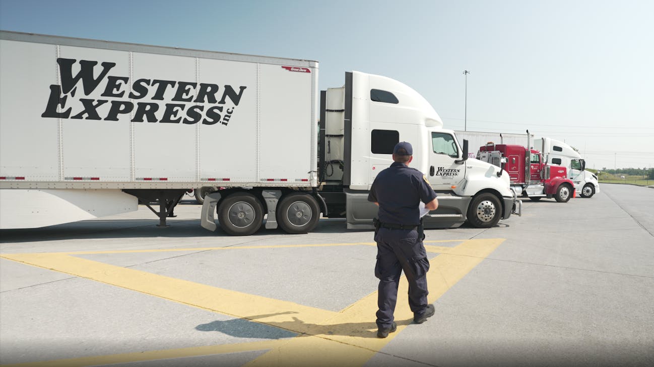 Western Express, a fleet of 3,500 power units, began the Drivewyze e-inspection pilot in 2021 to help streamline roadside inspections Western Express, a fleet of 3,500 power units, began the Drivewyze e-inspection pilot in 2021 to help streamline roadside inspections