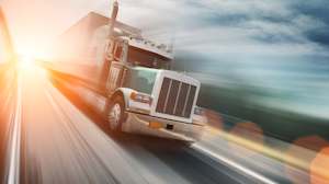 Zoom Truck On The Road