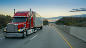 Trucks On A Highway