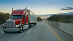 Trucks On A Highway 627c08277167c