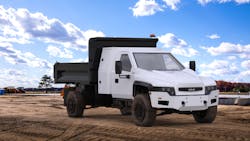 Rendering of a Zeus Electric Chassis dump truck. Rendering of a Zeus Electric Chassis dump truck.