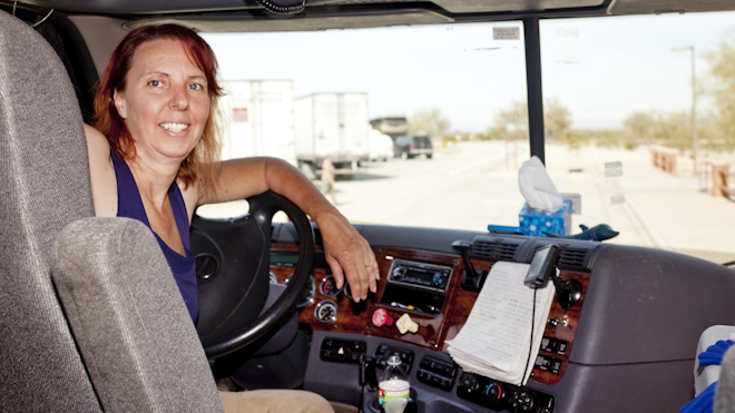 Dreamstime 19279253 Chris Curtis Female Trucker