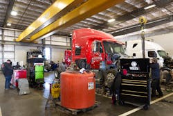 One of Stevens Trucking's in-house maintenance shops. One of Stevens Trucking's in-house maintenance shops.