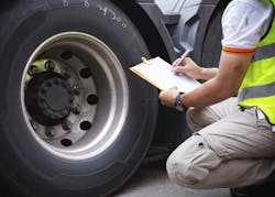Like the inflation pressure, you can&rsquo;t just check the tread depth on one tire. At a minimum, they should be checked across the axle in steer, drive, and trailer positions. Ideally, all the tread depths are recorded in each of the major grooves.
