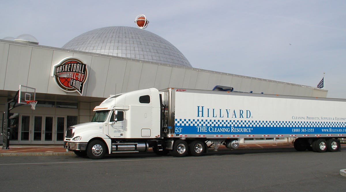 Hillyard, which invented the modern wood gymnasium floor finish and cleaner, has a permanent exhibition at the Naismith Memorial Basketball Hall of Fame.