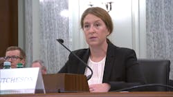 Robin Hutcheson, FMCSA deputy administrator, testifies before the U.S. Senate Commerce, Science, & Transportation Committee on June 8. Robin Hutcheson, FMCSA deputy administrator, testifies before the U.S. Senate Commerce, Science, & Transportation Committee on June 8.
