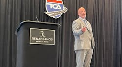 David Heller, the Truckload Carriers Association&apos;s VP of government affairs, during his regulatory update at TCA&apos;s Safety &amp; Security Meeting in Nashville.