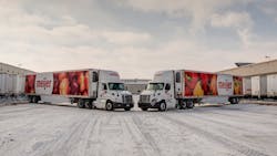 Meijer equipment at one of its two terminals in Michigan. Meijer equipment at one of its two terminals in Michigan.