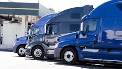 Modern Heavy Trucks At Truck Stop 62bb4fdf61e34 Modern Heavy Trucks At Truck Stop 62bb4fdf61e34