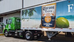 Volvo's VNR Electric tractor is being used for regional delivery in several states, including this one in New York City. Volvo's VNR Electric tractor is being used for regional delivery in several states, including this one in New York City.