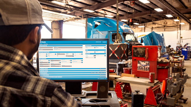 Repairs can be scheduled within Trimble’s TMT to ensure trucks are fixed in a timely manner.