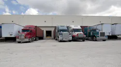 Trucks Loading Dock Dreamstime Emru2009 20022547