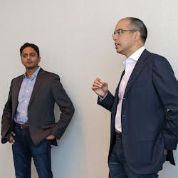 Kiren Sekar, chief product officer at Samsara (left) and Sanjit Biswas, Samsara co-founder and CEO. Kiren Sekar, chief product officer at Samsara (left) and Sanjit Biswas, Samsara co-founder and CEO.