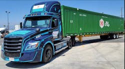 The Hub Group was one of the first fleets to begin testing the Freightliner Cascadia earlier this decade. The tractor is now in production by Daimler Truck North America.