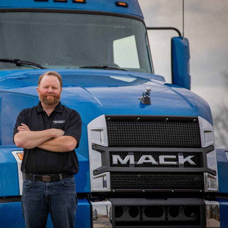 Fleet owner Jamie Hagen handles lubrication, tire work, and some light repairs himself. For anything more complicated, he relies on local Mack Trucks and Utility Trailer dealers.