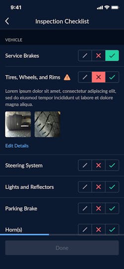 Drivers using Lytx DVIR service can upload photos and videos to enhance their reports and help technicians better understand issues with a vehicle or trailer. Drivers using Lytx DVIR service can upload photos and videos to enhance their reports and help technicians better understand issues with a vehicle or trailer.