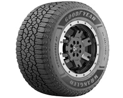 The Goodyear Wrangler Workhorse AT is an all-terrain tire that delivers strong traction on and off road, enabling drivers to access remote job sites.
