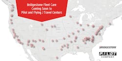 Bridgestone Fleet Care At Pilot And Flying J Locations Map Bridgestone Fleet Care At Pilot And Flying J Locations Map