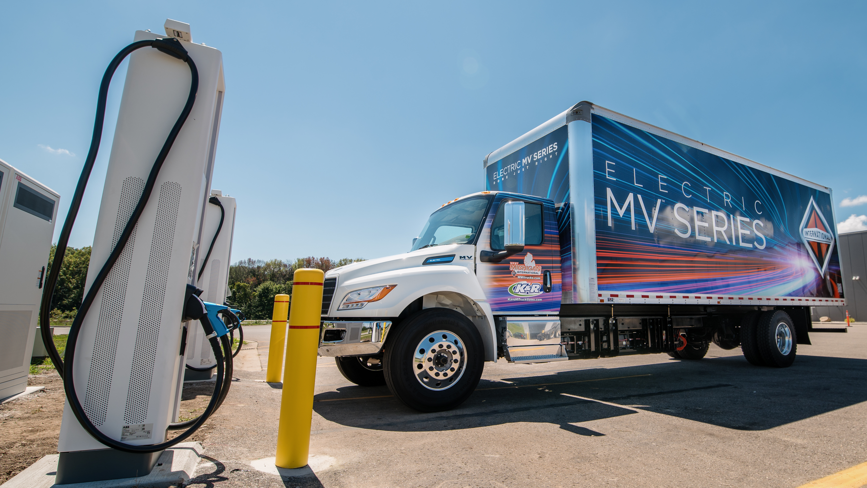 Dealer opens first public commercial vehicle charging station in