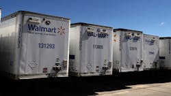 Walmart tracks its fleet of trailers in real time with the TopFlytech TLP1-SF 4G solar asset tracker to cut down on delays of deliveries that can cause huge losses each year.