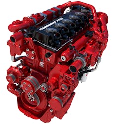 Cummins X15N 15-liter natural gas engine. Cummins X15N 15-liter natural gas engine.