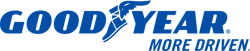 Logo Goodyear More Driven Lock Up Blue