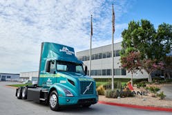 McLane Company is taking delivery of three Volvo VNR Electric trucks to provide zero-tailpipe emission deliveries in Southern California.