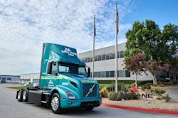 McLane Company is taking delivery of three Volvo VNR Electric trucks to provide zero-tailpipe emission deliveries in Southern California. McLane Company is taking delivery of three Volvo VNR Electric trucks to provide zero-tailpipe emission deliveries in Southern California.