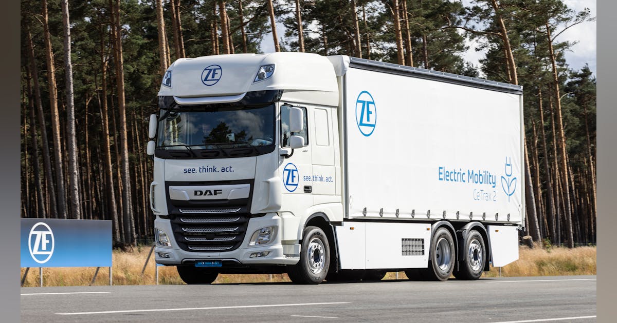 ZF highlights electric vehicle technology ahead of IAA Transportation 2022