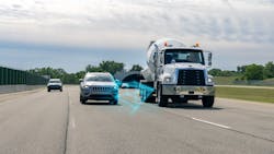 Standard selected safety features including Active Brake Assist, Lane Departure Warning, and optional Side Guard Assist allow for increased safety on the road or jobsite.